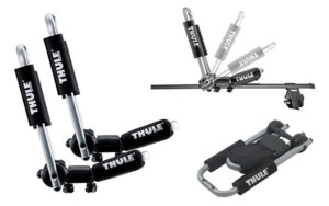 แร็คยึดจับเรือ THULE รุ่น Hull-A-Port-Pro 837 ใช้งานง่าย ติดตั้งยุ่งยาก จะพับหรือถอดก็ได้ เมื่อไม่ใช้งาน