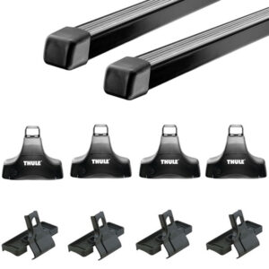 แร็คหลังคา ชุดขาจับคานขวาง THULE 754 + THULE Squarebar + THULE KIT - Image 4