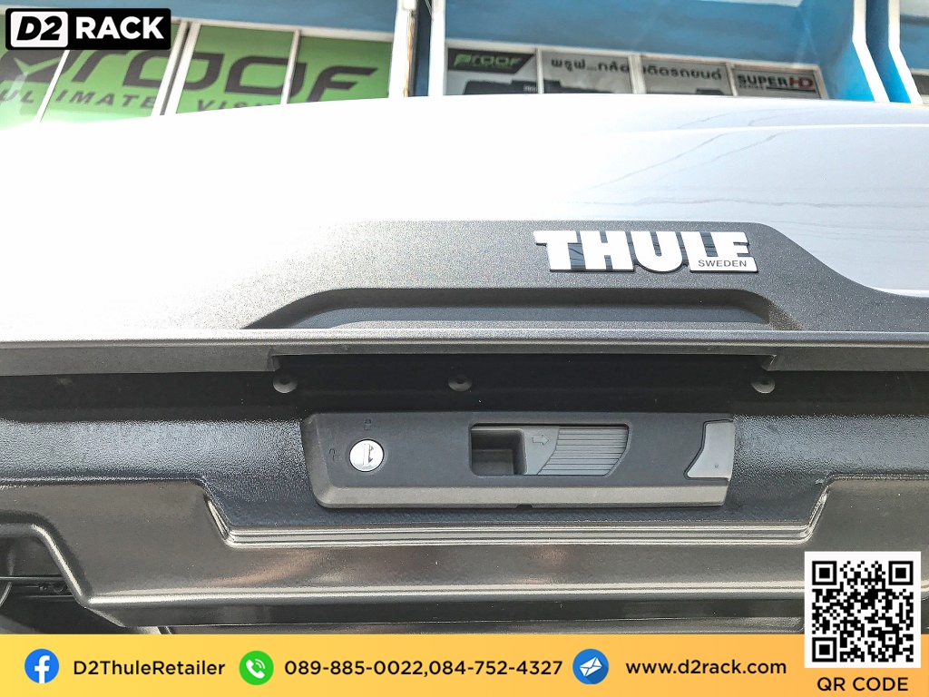  กล่องบนหลังคา thule Motion XT M กล่องเก็บของติดรถยนต์ กล่องหลังคา มือ สอง thule roofbox : ผลงานติดตั้ง กล่องหลังคารถยนต์ roof box Toyota Alphard อัลพาร์ด