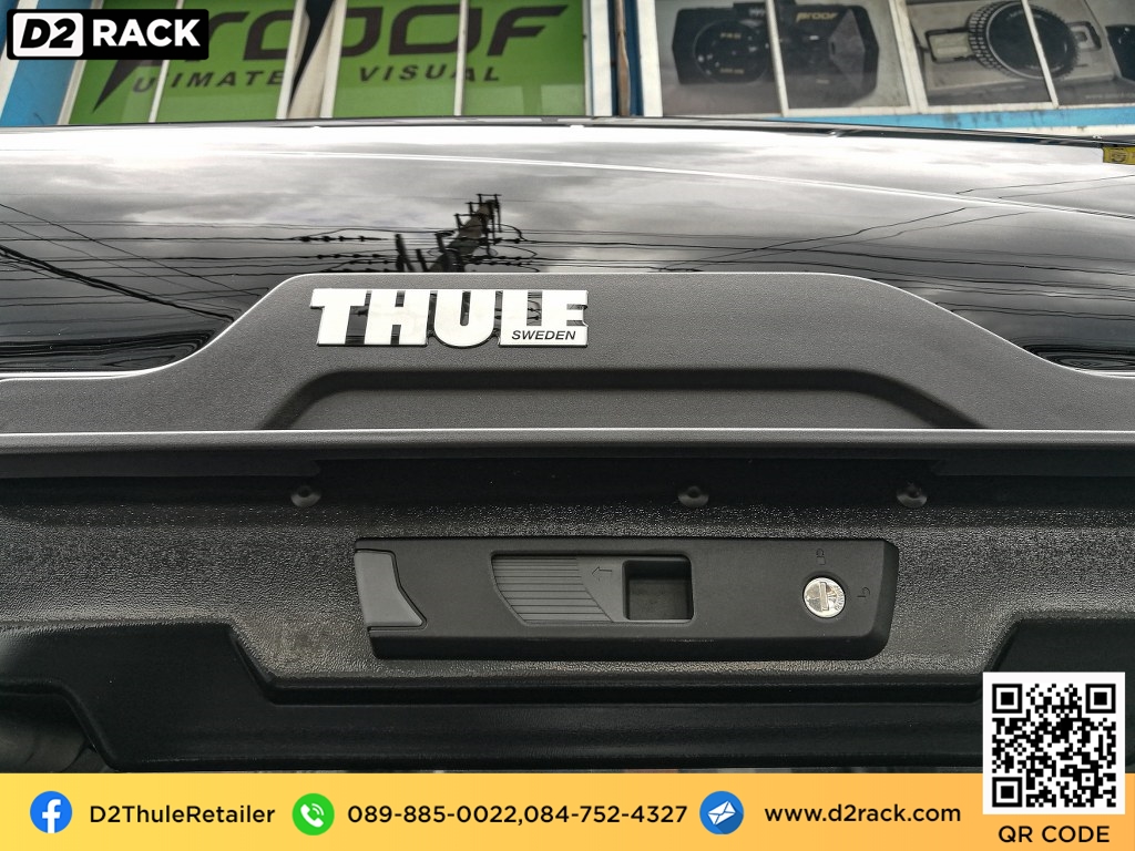 roofbox thule Motion XT XL กล่องบนหลังคา กล่อง ติด หลังคา รถ roof box กล่อง สัมภาระ บน หลังคา : ผลงานติดตั้ง กล่องหลังคารถยนต์ roof box Benz Vito วีโต้