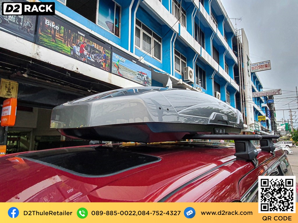 กล่องวางของบนหลังคา thule motion xt xl ที่วางของบนหลังคา กล่อง หลังคา รถ กล่องใส่สัมภาระบนหลังคา : ผลงานติดตั้ง กล่อง Toyota Alphard อัลพาร์ด