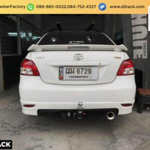 ชุดลากเรือ Toyota Vios เทเลอร์ลาก ชุดลากเรือมือสอง โตโยต้า วีออส : งานติดตั้ง D2towbar ชุดลากเรือ Vios