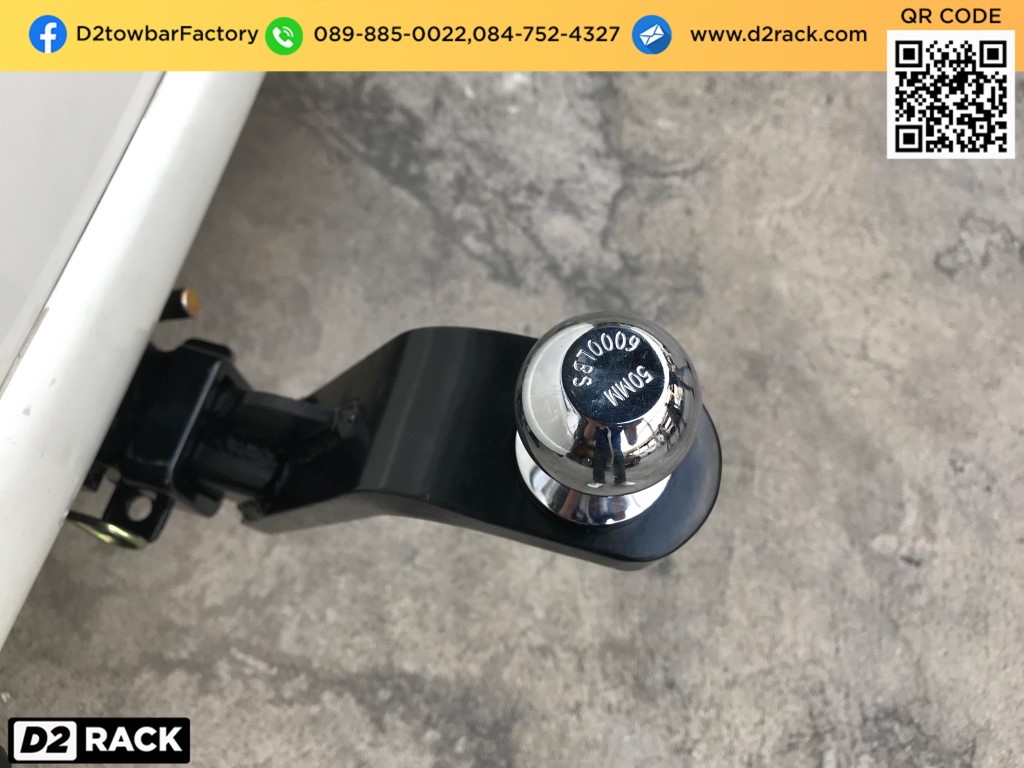 ชุดลาก Toyota Vios ลากพ่วง bigbike เทเลอร์ลากพ่วงมือสอง โตโยต้า วีออส : งานติดตั้ง D2towbar ชุดลากเรือ Vios