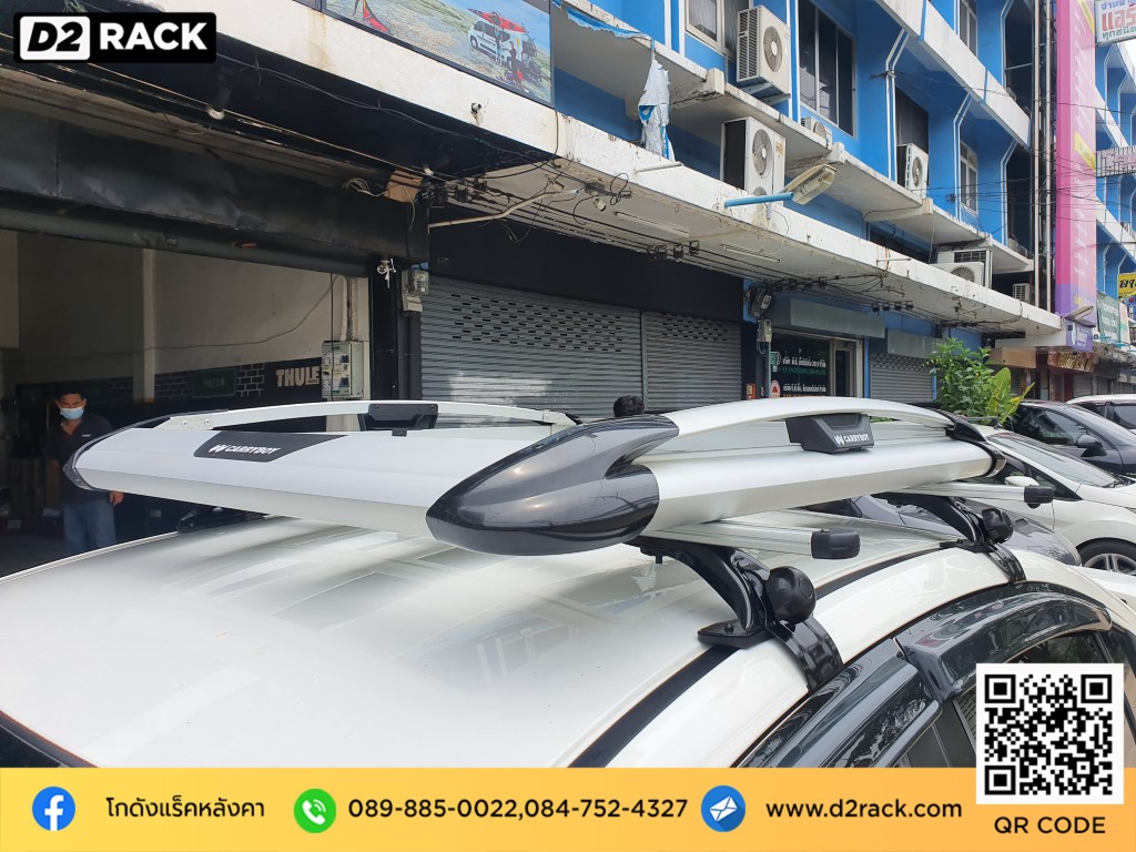 แร็คหลังคา Honda City tatumrack Carryboy รุ่น CB550N ชุดแร็คหลังคา ฮอนด้า ซิตี้ rack ติดหลังคารถ แร็คหลังคา แครี่บอย มือสอง d2 autorack วิธีติดแร็คหลังคารถเก๋ง