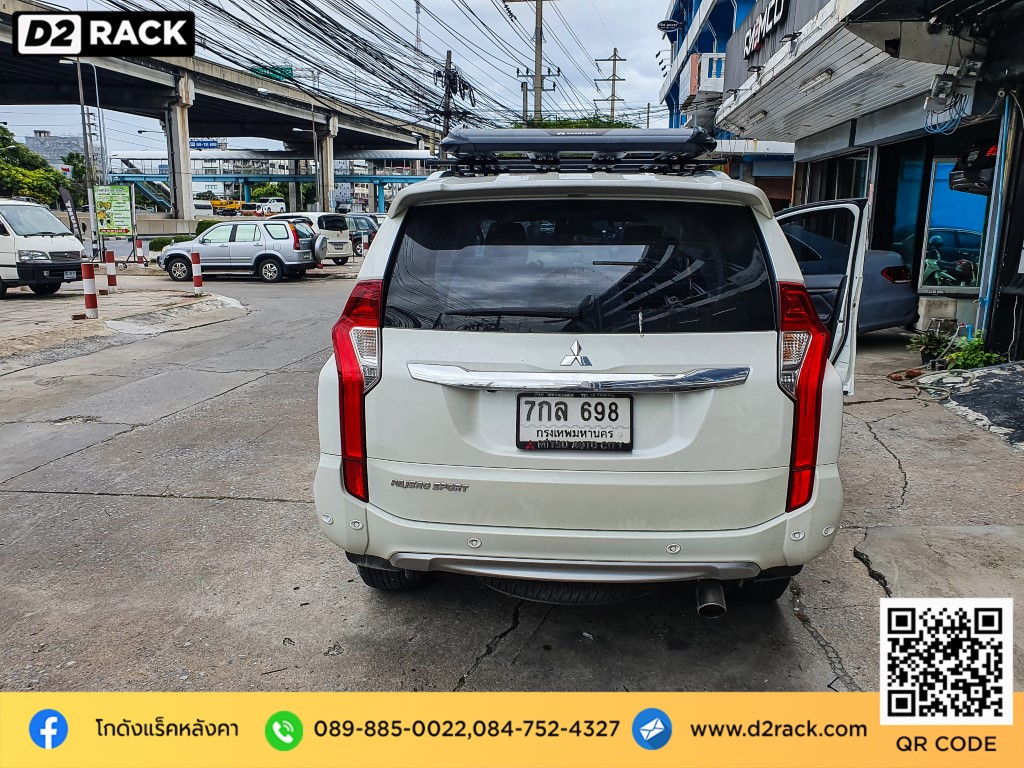 nameka rack ราคา มิตซูบิชิ ปาเจโร่ สปอร์ต นิว ขาจับแร็คหลังคา แครี่บอย carryboy รุ่น CB550N คานขวางมือสองวิธี ลดเสียงลม mitsubishi pajero sport new ติดแร็คหลังคาข้อเสีย