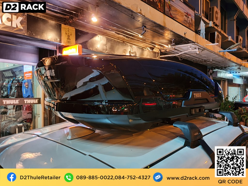 THULE RoofBox Motion XT M แร็คหลังคา กล่องสัมภาระบนหลังคา กล่องหลังคามือสอง : ผลงานติดตั้ง กล่องหลังคารถยนต์ roof box CHR ซีเอชอาร์