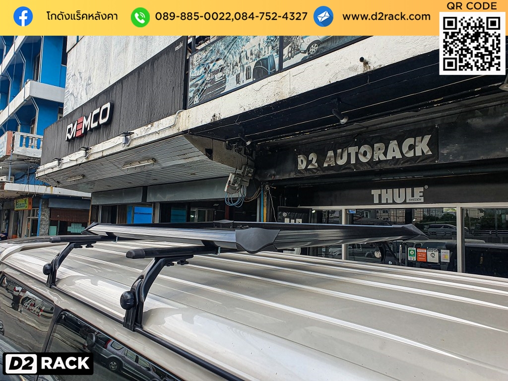 แร็คหลังคารถเก๋งมือสอง vrk รุ่น modern สำหรับ โตโยต้า เวนจูรี่ แร็คมือสอง วีอาร์เค ตะแกรง หลังคารถ toyota ventury แร็ค nameka ทู เล่ tatumrack