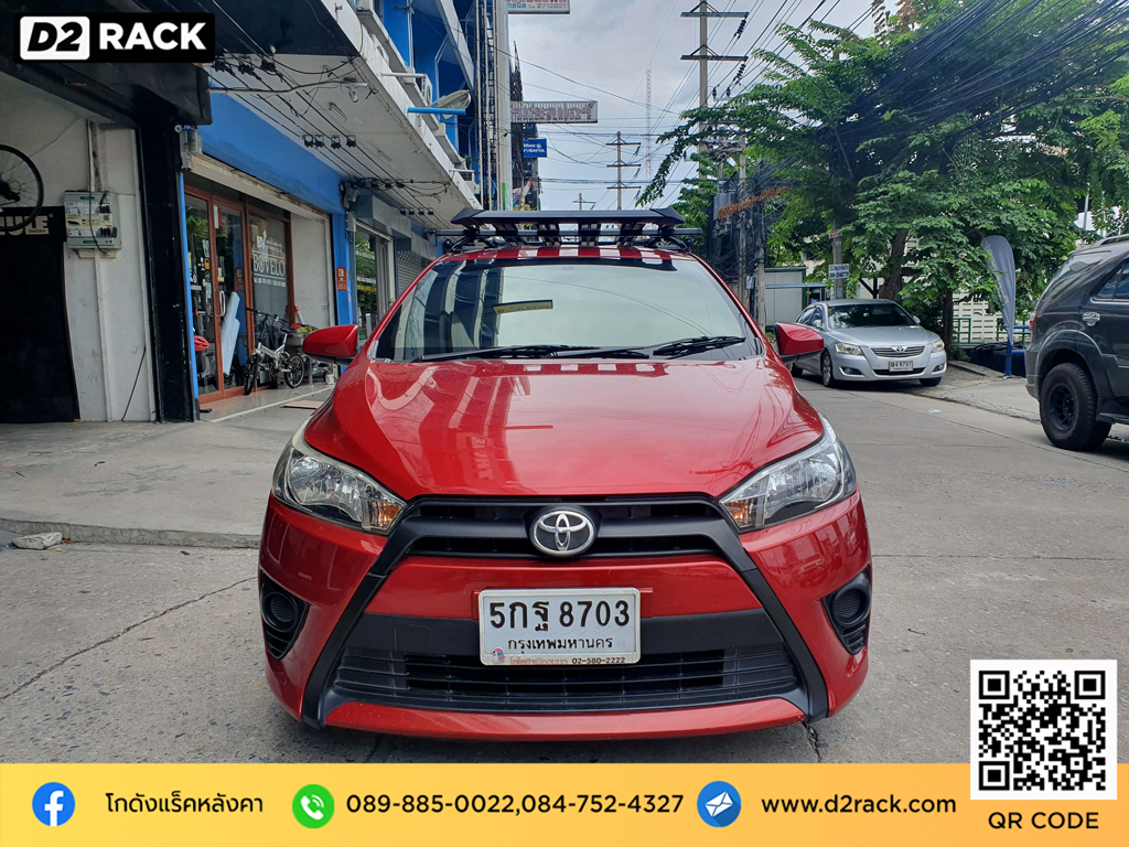 4x4 vrk รุ่น modern สำหรับ โตโยต้า ยาริส แร็คมือสอง วีอาร์เค ถาดแร็คหลังคา toyota yaris วีอาร์เค ราคา คานขวางหลังคา แร็คหลังคารถตู้มือสอง