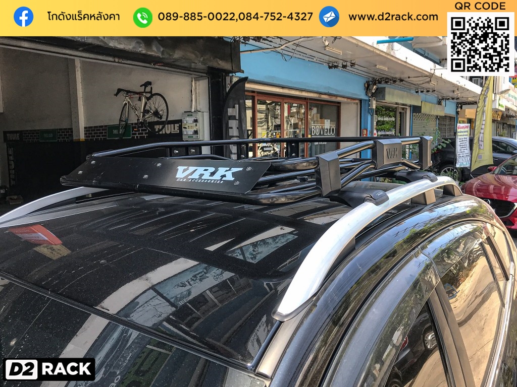 แร็คหลังคามือสอง vrk รุ่น tray 001 สำหรับ ซูบารุ xv แร็คมือสอง วีอาร์เค ขาจับแร็ค subaru xv รถยนต์มือสอง rack รถยนต์ ติดแร็คหลังคาข้อเสีย