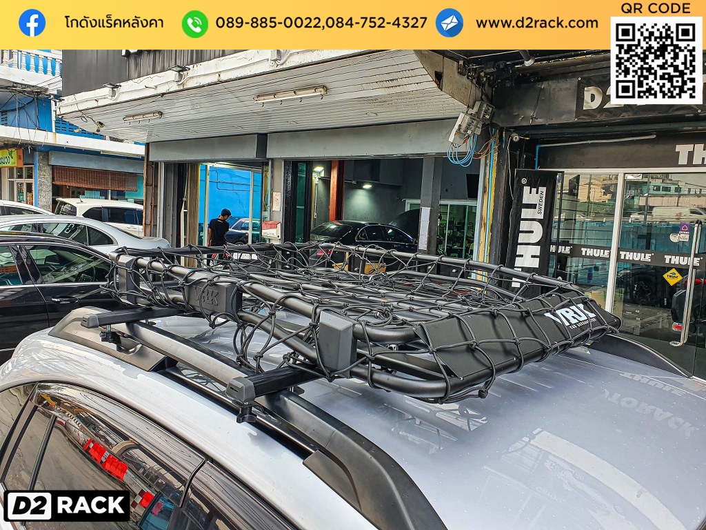 ราคาแร็คหลังคา vrk รุ่น tray 001 สำหรับ ซูบารุ xv แร็คมือสอง วีอาร์เค แร็คหลังคาเก๋ง subaru xv แร็คหลังคาราคา ถูก ราวบนหลังคารถ ขาจับแร็คหลังคามือสอง