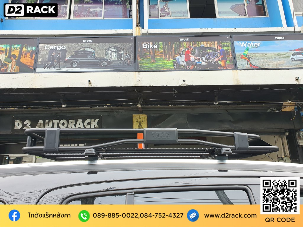 แร็คหลังคารถเก๋งมือสอง VRK รุ่น Tray 002 วีอาร์เค สำหรับ เชฟโรเลต เทรลเบลเซอร์ แร็คมือสอง ตะแกรงหลังคารถ chevrolet trailblazer แร็ค nameka ติดแร็คหลังคา tatumrack
