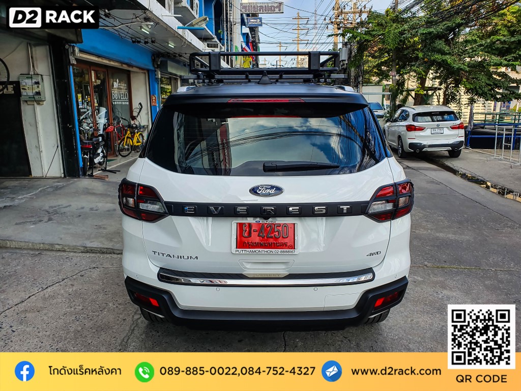 ขายึดแร็คหลังคา 4x4 vrk รุ่น tray 002 สำหรับ ford everest แร็คมือสอง วีอาร์เค ถาดแร็คหลังคา ฟอร์ด เอเวอเรสต์ ติดแร็คหลังคา ราคา คานขวางหลังคา แร็คหลังคารถตู้มือสอง