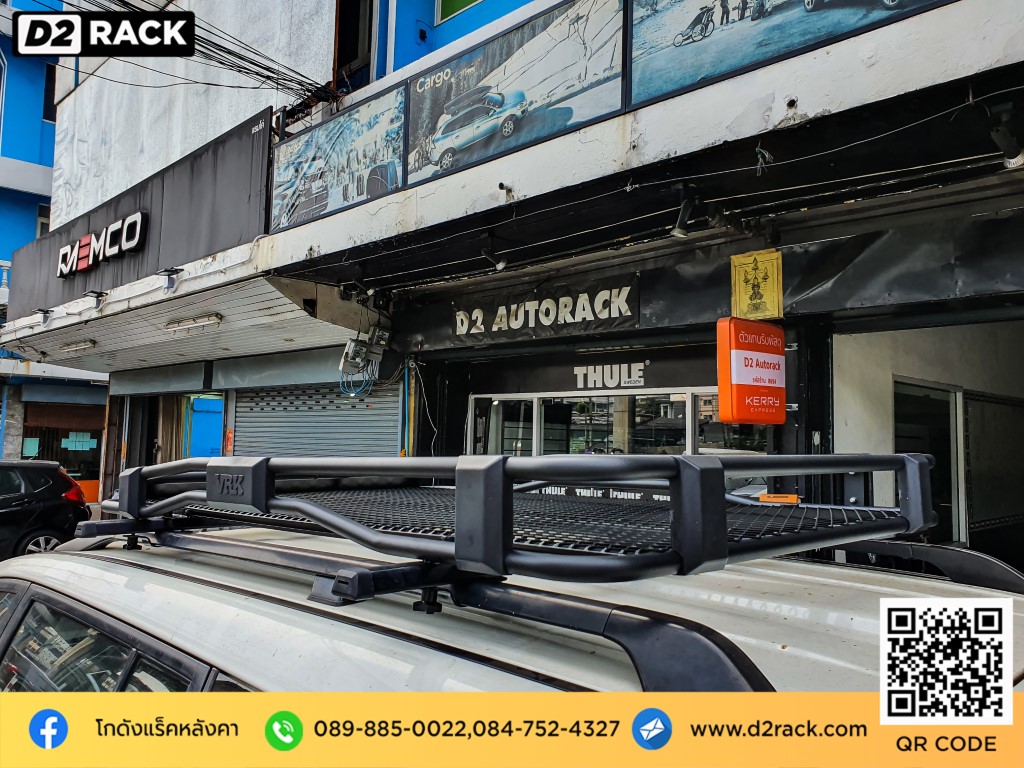 rack หลังคา VRK รุ่น Tray 002 สำหรับ มิตซูบิชิ ปาเจโร่ สปอร์ต ติดแร็คมือสอง ราวแร็คหลังคา mitsubishi pajero sport 08-14 คานขวางมือสอง แร็คหลังคาราคา แร็คติดหลังคารถ