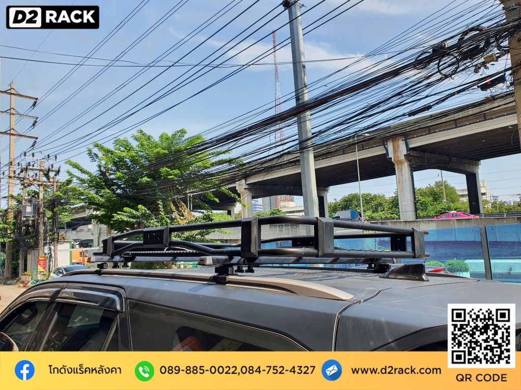 วีอาร์เค VRK รุ่น Tray 002 สำหรับ Toyota Fortuner แร็คมือสอง ถาดแร็คหลังคา ฟอร์จูนเนอร์ แร็คหลังคา วีอาร์เค ราคาคานขวางหลังคา แร็คหลังคารถตู้มือสอง