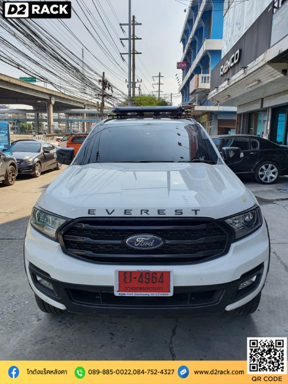 แร็คหลังคา 4x4 Ford Everest d2 autorack แครี่บอย Carry boy รุ่น CB550N ถาด แร็ค ฟอร์ด เอเวอเรสต์ แร็คหลังคาตะแกรง แร็คติดหลังคารถยนต์ d2 autorack แร็คหลังคารถตู้มือสอง