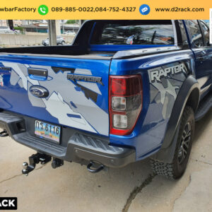 ชุดลากพ่วงรถATV Ford Raptor รถเทรลเลอร์ลาก แร็ปเตอร์ ชุดลากเจ็ทสกีชุดลากพ่วงเจ็ทสกี ปากนกแก้ว เทเลอร์ลากรถ : งานติดตั้ง D2towbar ชุดลากเรือ Ford Raptor