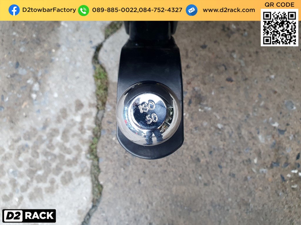 หัวบอลลากรถEverest ขายเทเลอร์ลากจูงมือสอง towbarhitch เอเวอเรสต์ : ภาพงานติดตั้ง ชุดลากเรือ Everest ชุดลากพ่วง เอเวอเรสต์ กันชนลาก หัวบอลลาก เทรลเลอร์ลาก