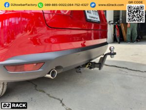 ตะขอเรือมือสอง Mazda CX8 กันชนลากพ่วงรถ เทรลเลอร์ลากแม็คโคร หางลากปากนกแก้ว หัวบอลลากรถมือสอง : งานติดตั้ง D2towbar ชุดลากเรือ มาสด้า ซีเอ็กซ์ 8