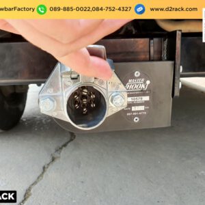กันชนลากเรือ โตโยต้า แลนด์ครุยเซอร์ อุปกรณ์เทรลเลอร์ ลากเรือ เทเลอร์ towbar โทว์บาร์ : งานติดตั้ง D2towbar ชุดลากเรือ Toyota LandCruiser