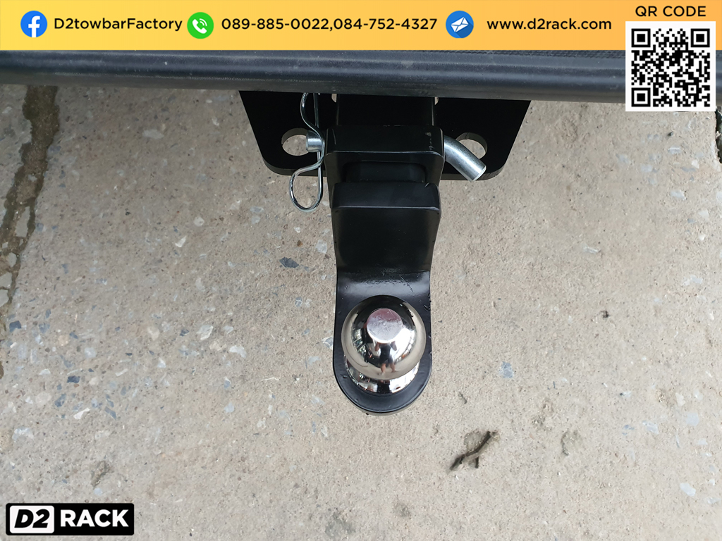 ชุดลากรถเก๋ง Ford Ranger เทเลอร์พ่วงรถ เรนเจอร์ towbarhitch คานลากเรือมือสอง เทรลเลอร์ลากรถมือสอง : งานติดตั้ง D2towbar ชุดลากเรือ Ford Ranger 