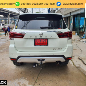 ชุดลากบิ๊กไบต์ Nissan Terra ชุดลากมือสอง เทอร์ร่า ชุดหัวบอลลากเรือ ห่วงลากจูง อุปกรณ์เทรลเลอร์ลากเรือ : งานติดตั้ง D2towbar ชุดลากเรือ Nissan Terra
