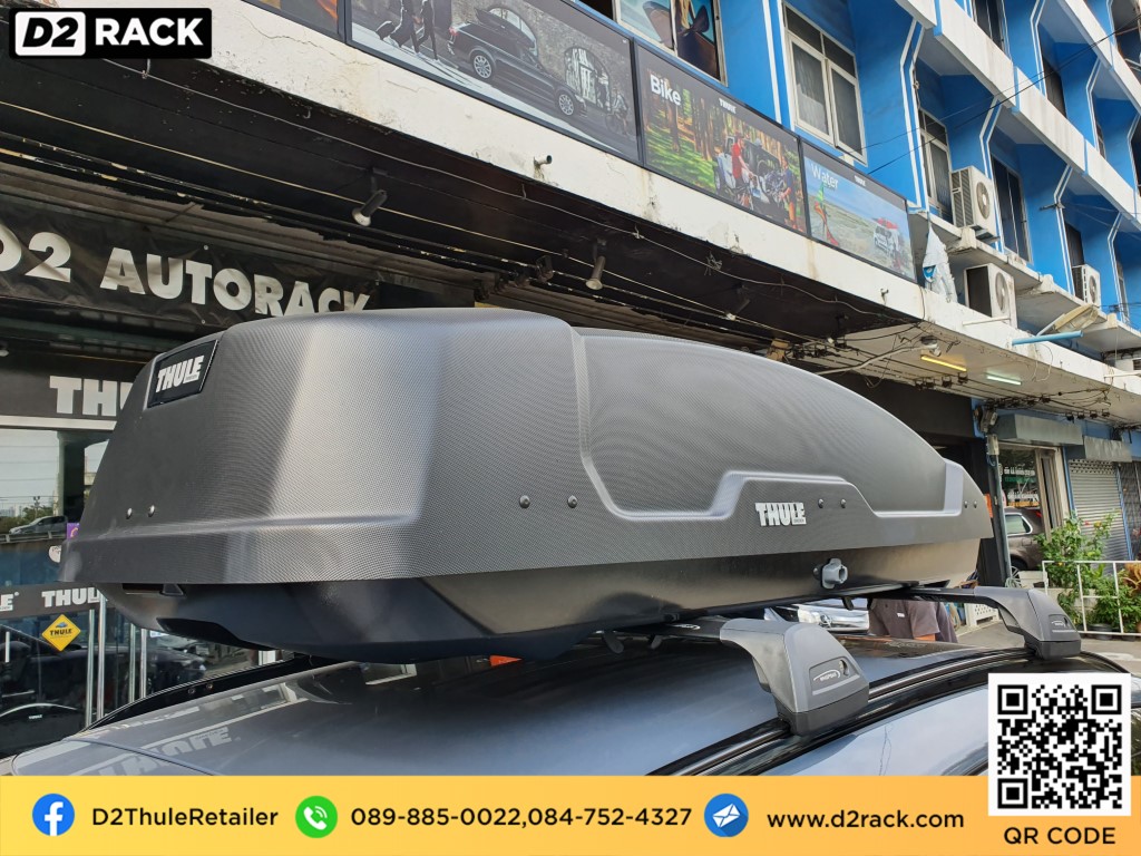 กล่องติดหลังคา thule มือสอง thule Force XT M กล่องสัมภาระบนหลังคา กล่องบนหลังคา กล่องติดหลังคา : ผลงานติดตั้ง กล่องหลังคารถยนต์ roof box Mazda CX30 ซีเอ็กซ์30