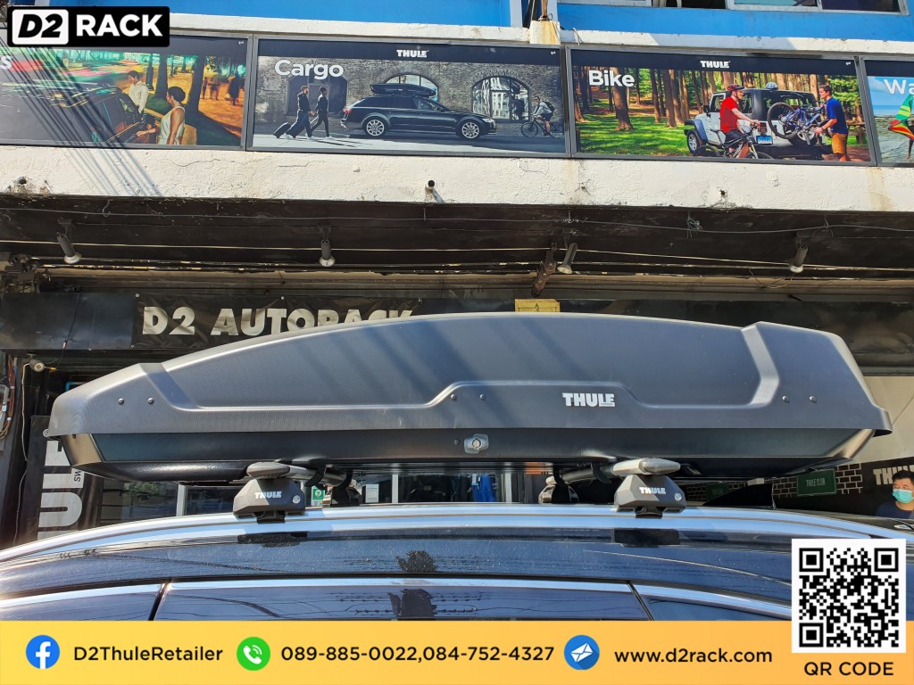 กล่อง THULE RoofBox Force XT XL กล่องสัมภาระ กล่องบนหลังคา กล่อง ใส่ สัมภาระ บน หลังคา รถ : ผลงานติดตั้ง กล่องหลังคารถยนต์ roof box Mazda CX8