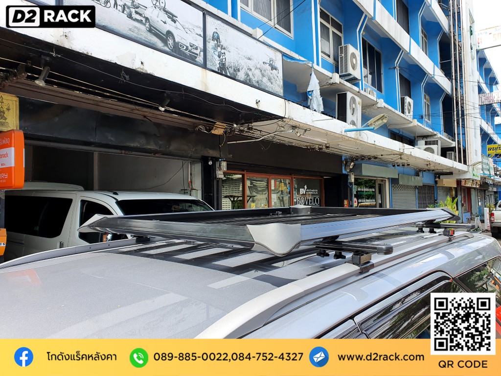 ติดแร็คหลังคา VRK รุ่น Modern สำหรับ Toyota Fortuner แร็คมือสอง วีอาร์เค แร็คหลังคาราคา ถูก ฟอร์จูนเนอร์ ถาดหลังคา แร็คหลังคาบาร์ หลังคารถ