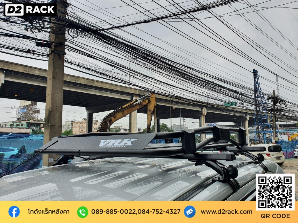 แร็คหลังคารถเก๋งมือสอง VRK รุ่น Tray 001 สำหรับ Suzuki Ertiga แร็คมือสอง วีอาร์เค ตะแกรงหลังคารถ เออร์ติกา แร็ค nameka คานแร็คหลังคา ทู เล่ tatumrack