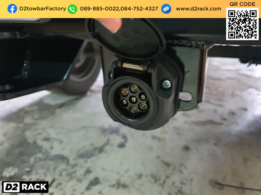 towbarhitch Toyota Vigo หัวบอลลากเรือ วีโก้ ชุดลากพ่วงมือสอง ชุดลากมอเตอร์ไซต์ ชุดลากเรือมือสอง : งานติดตั้ง D2towbar ชุดลากเรือ Toyota Vigo