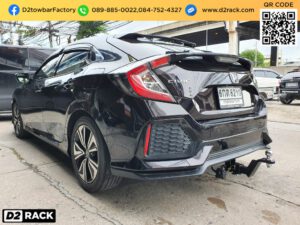 ตะขอลากรถ Honda Civic หัวบอลลากเรือมือสอง ตะขอลากรถ ราคา ชุดลากพ่วงเจ็ทสกี รถลากบิ๊กไบค์ : งานติดตั้ง D2towbar ชุดลากเรือ ฮอนด้า ซีวิค