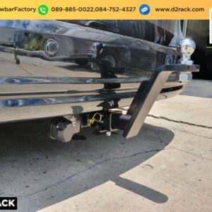 ตะขอเรือมือสอง Hyundai H1 กันชนลากพ่วงรถ เทรลเลอร์ลากแม็คโคร หางลากปากนกแก้ว หัวบอลลากรถมือสอง : งานติดตั้ง D2towbar ชุดลากเรือ ฮุนได เอชวัน