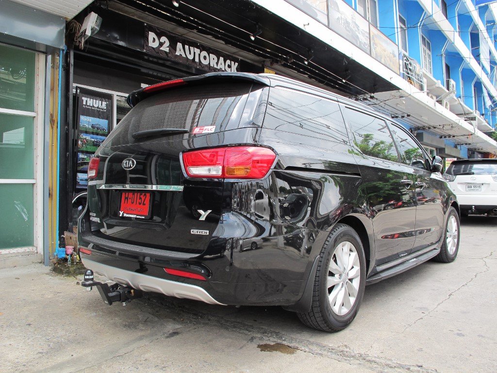 ชุดลากพ่วง kia carnival เทเลอร์ลากเรือ ชุดลากพ่วงมือสอง เกีย คาร์นิวัล : งานติดตั้ง D2towbar ชุดลากเรือ Carnival