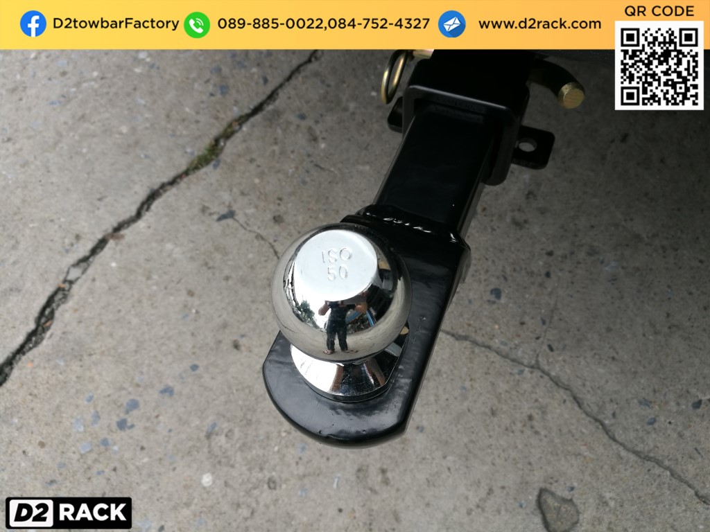 หัวบอลลาก Mazda BT-50 ลากพ่วงเจ็ทสกี คานลากเรือมือสอง มาสด้า บีที : งานติดตั้ง D2towbar ชุดลากเรือ BT50