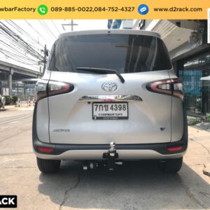ชุดลากพ่วง Toyota Sienta เทเลอร์ลากเรือ ชุดลากพ่วงมือสอง โตโยต้า เซียนต้า : งานติดตั้ง D2towbar ชุดลากเรือ Sienta