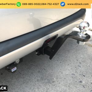 คานลากเรือ Toyota Sienta ลากพ่วงมอเตอร์ไซต์ เทเลอร์ลากเรือมือสอง โตโยต้า เซียนต้า : งานติดตั้ง D2towbar ชุดลากเรือ Sienta
