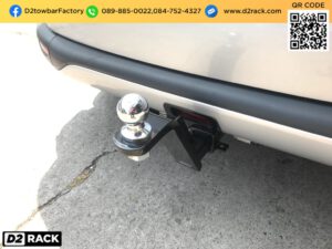 ชุดลาก Toyota Sienta ลากพ่วง bigbike เทเลอร์ลากพ่วงมือสอง โตโยต้า เซียนต้า : งานติดตั้ง D2towbar ชุดลากเรือ Sienta