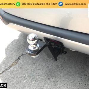 ชุดลาก Toyota Sienta ลากพ่วง bigbike เทเลอร์ลากพ่วงมือสอง โตโยต้า เซียนต้า : งานติดตั้ง D2towbar ชุดลากเรือ Sienta
