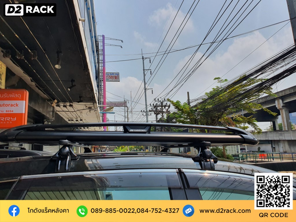 ที่วางของบนหลังคารถ Carryboy รุ่น CB550N วิธีติดแร็คหลังคารถเก๋ง Honda CRV G5 ขายแร็คหลังคามือสอง ฮอนด้า CRV G5 ขาจับแร็คหลังคา รถเก๋ง คานแร็คหลังคา แครี่บอย