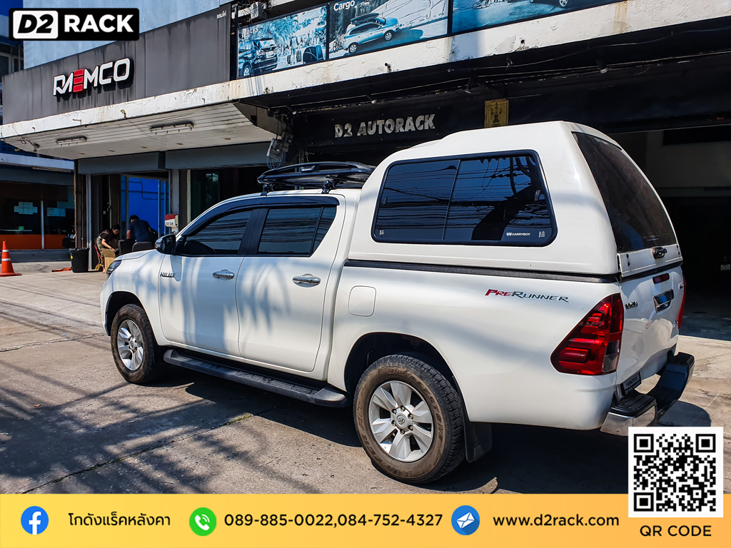 rack หลังคา Carryboyรุ่น CB550N แครี่บอย สำหรับ โตโยต้า รีโว่ แร็คมือสอง ราวแร็คหลังคา toyota Revo คานขวางมือสอง แร็คหลังคา ราคา แร็คติดหลังคารถ