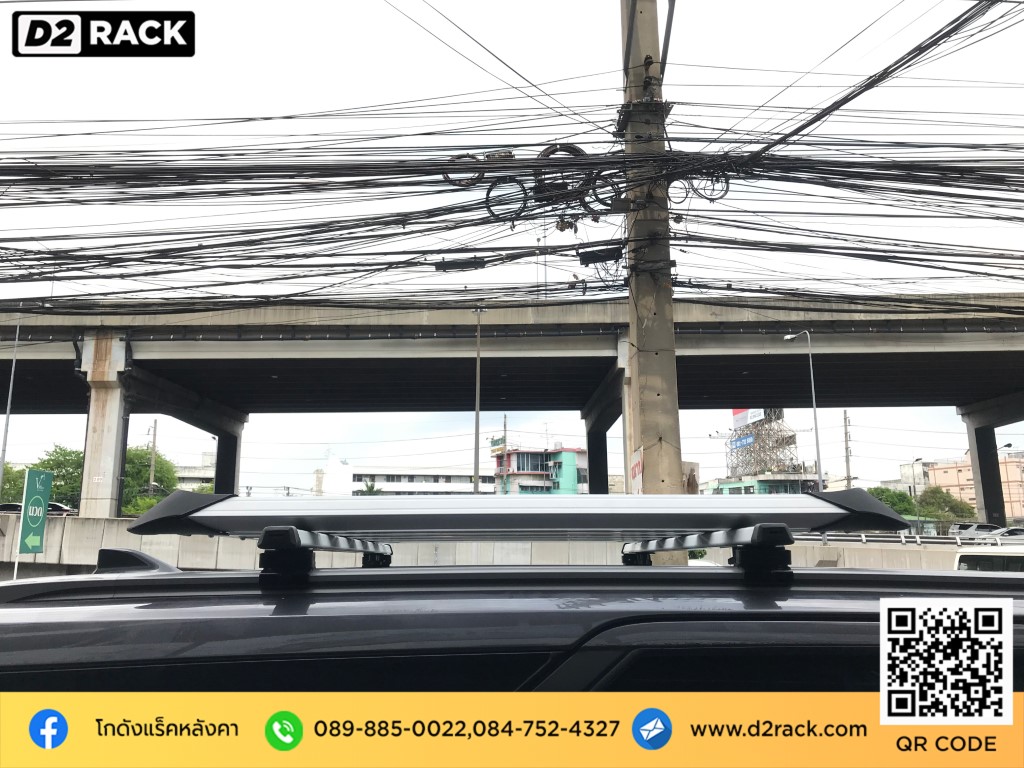 ราวหลังคารถยนต์ วีอาร์เค Toyota Fortuner แร็คหลังคาออฟโรด VRK รุ่น Modern แร็คหลังคาสแตนเลส โตโยต้า ฟอร์จูนเนอร์ วิธีติดขายึดแร็คหลังคา d2 autorack ขายึดแร็คหลังคามือสอง