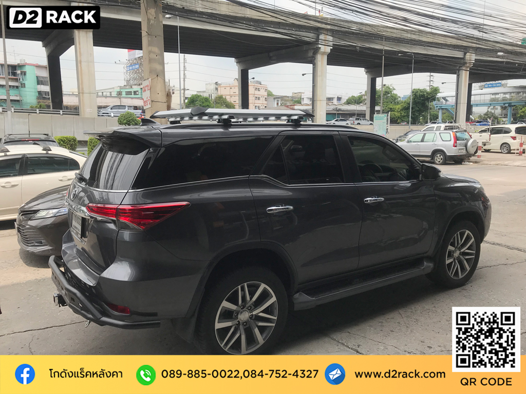 แร็คหลังคา วีอาร์เค Toyota Fortuner tatumrack VRK รุ่น Modern ชุดแร็คหลังคา โตโยต้า ฟอร์จูนเนอร์ rack ติดหลังคารถ แร็คหลังคา มือสอง d2 autorack วิธีติดแร็คหลังคารถเก๋ง
