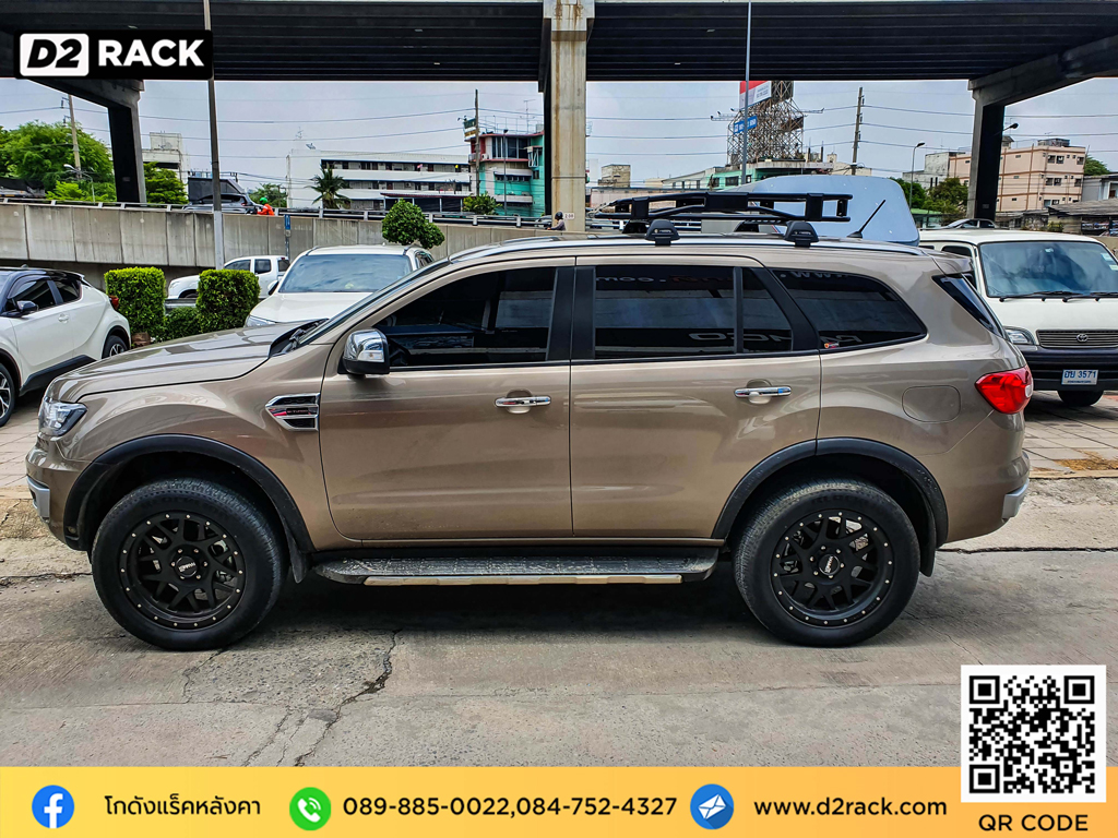 ขาจับแร็คหลังคา vrk รุ่น tray 001 สำหรับ ฟอร์ด เอเวอเรสต์ แร็คมือสอง วีอาร์เค tatumrack ford everest ตัวยึดแร็คหลังคา ขาแร็คหลังคามือสอง ตะแกรงหลังคารถ