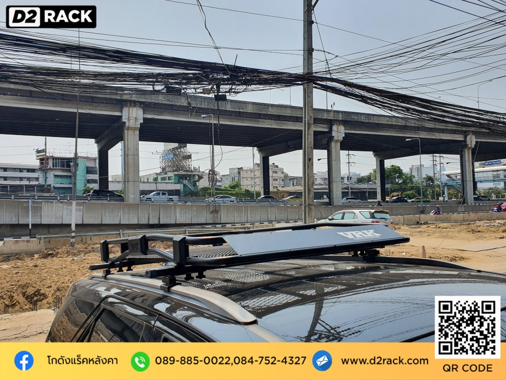 แร็คติดหลังคารถยนต์ VRK รุ่น Tray 002 สำหรับ Toyota Fortuner แร็คติดหลังคารถ วีอาร์เค โตโยต้า ฟอร์จูนเนอร์ nameka rack ราคาแร็ค หลังคารถเก๋ง แร็คหลังคารถกระบะ