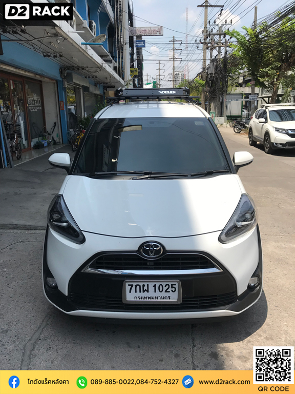 แร็คหลังคา 4x4 VRK รุ่น Tray 001 Toyota Sienta d2 autorack ถาด แร็ค วีอาร์เค โตโยต้า เซียนต้า แร็คหลังคาตะแกรง แร็คติดหลังคารถยนต์ d2 autorack แร็คหลังคารถตู้มือสอง