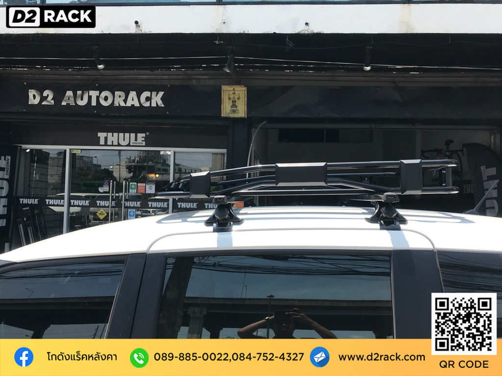 แร็คหลังคารถ VRK รุ่น Tray 001 Toyota Sienta แร็คหลังคา thule มือ สอง แร็คหลังคา อลูมิเนียม วีอาร์เค โตโยต้า เซียนต้า แร็คหลังคา offroad d2 autorack คานแร็คหลังคา