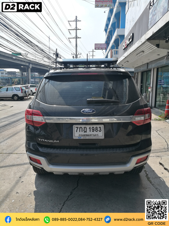 คานแร็คหลังคา VRK รุ่น Sport สำหรับ Ford Everest แร็คมือสอง  rack หลังคามือสอง วีอาร์เค ฟอร์ด เอเวอเรสต์ วิธีติดขายึดแร็คหลังคา แร็คหลังคา nameka มือ สอง ขายึดแร็คหลังคา
