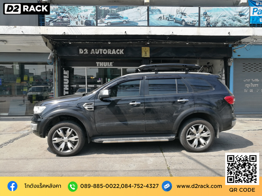 ติดแร็คหลังคาข้อเสีย VRK รุ่น Sport Ford Everest แร็คหลังคาsuv  แร็ค หลังคา nameka ราคา วีอาร์เค ฟอร์ด เอเวอเรสต์ แร็คหลังคา offroad d2 autorack แร็คหลังคา ออฟโรด