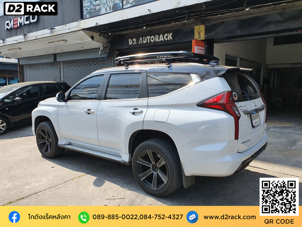 ขายึดแร็คหลังคามือสอง VRK รุ่น Sport วีอาร์เค สำหรับ มิตซูบิชิ ปาเจโร่ สปอร์ต แร็คมือสอง แร็คหลังคา Mitsubishi Pajero แร็คหลังคารถตู้ หัวจรวด มือสอง เหล็กติดหลังคา รถ แร็คหลังคารถเก๋งมือสอง