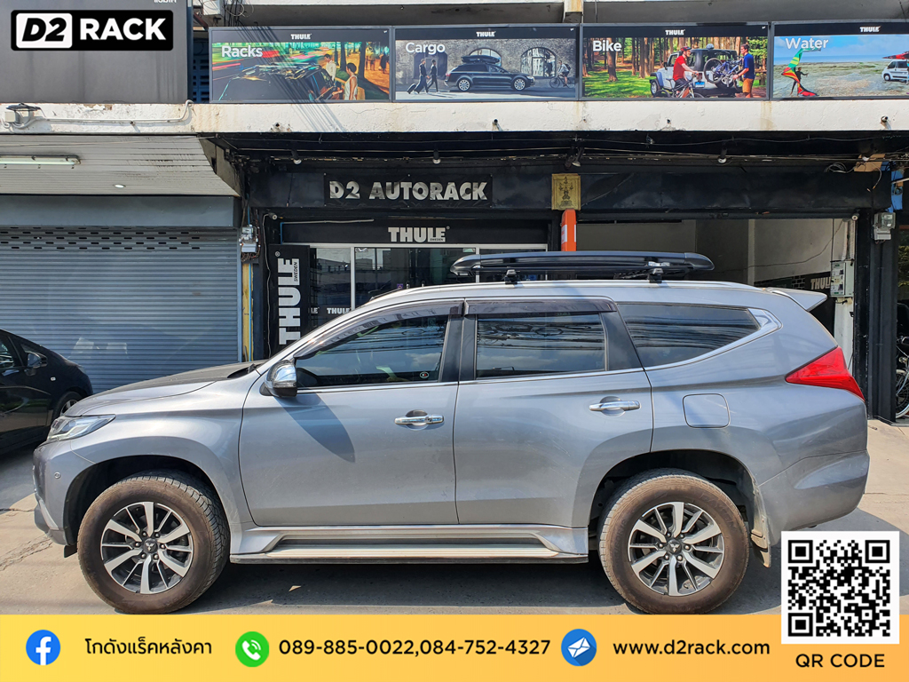 ที่วางของบนหลังคารถ VRK รุ่น Sport Mitsubishi Pajero บาร์ หลังคารถ ถอดแร็คหลังคา วีอาร์เค มิตซูบิชิ ปาเจโร่ สปอร์ต แร็คหลังคากระบะ ขายแร็คหลังคา 4x4 d2 autorack คานขวางมือสอง